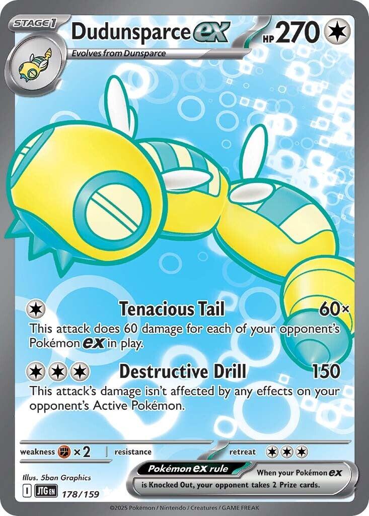 Dudunsparce ex (178/159) [Scarlet & Violet: Journey Together] | Jomio and Rueliete's Cards and Comics