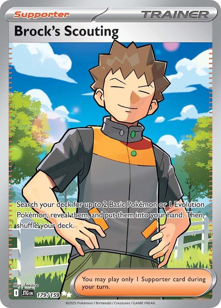 Brock's Scouting (179/159) [Scarlet & Violet: Journey Together] | Jomio and Rueliete's Cards and Comics