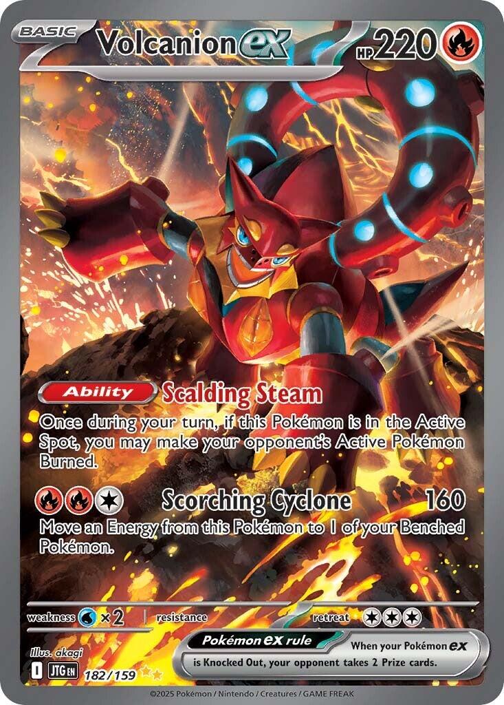 Volcanion ex (182/159) [Scarlet & Violet: Journey Together] | Jomio and Rueliete's Cards and Comics