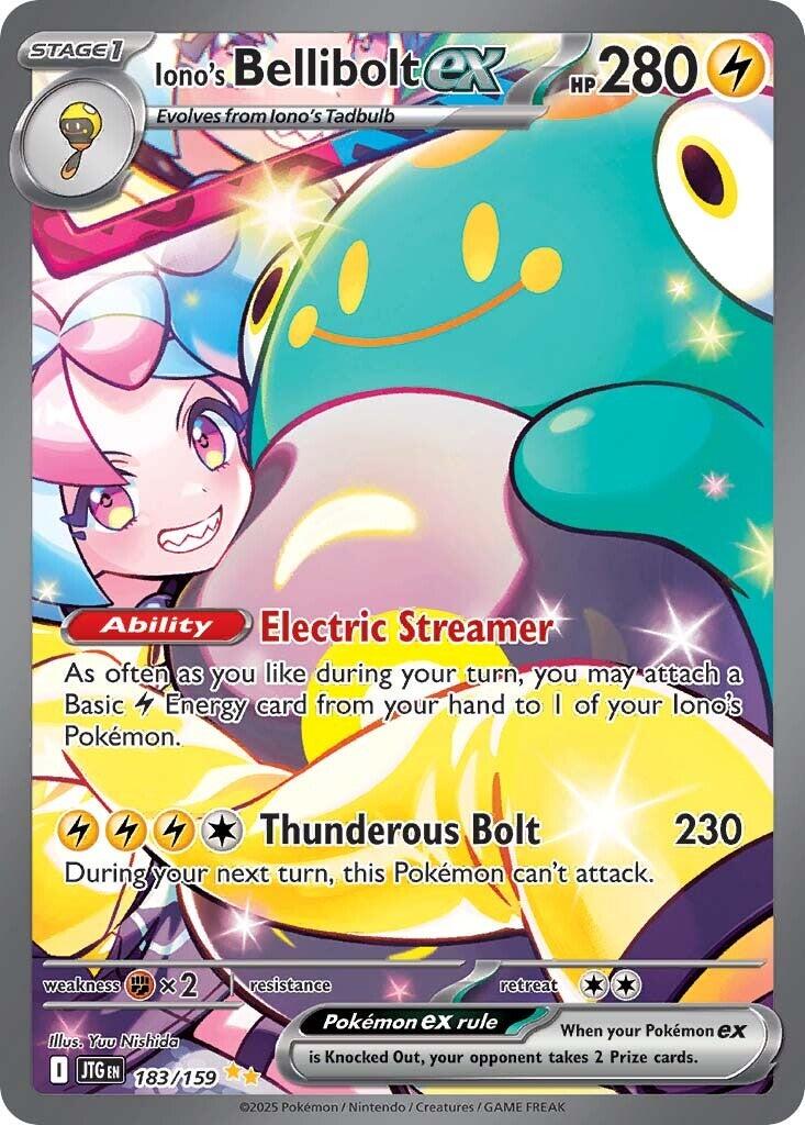Iono's Bellibolt ex (183/159) [Scarlet & Violet: Journey Together] | Jomio and Rueliete's Cards and Comics
