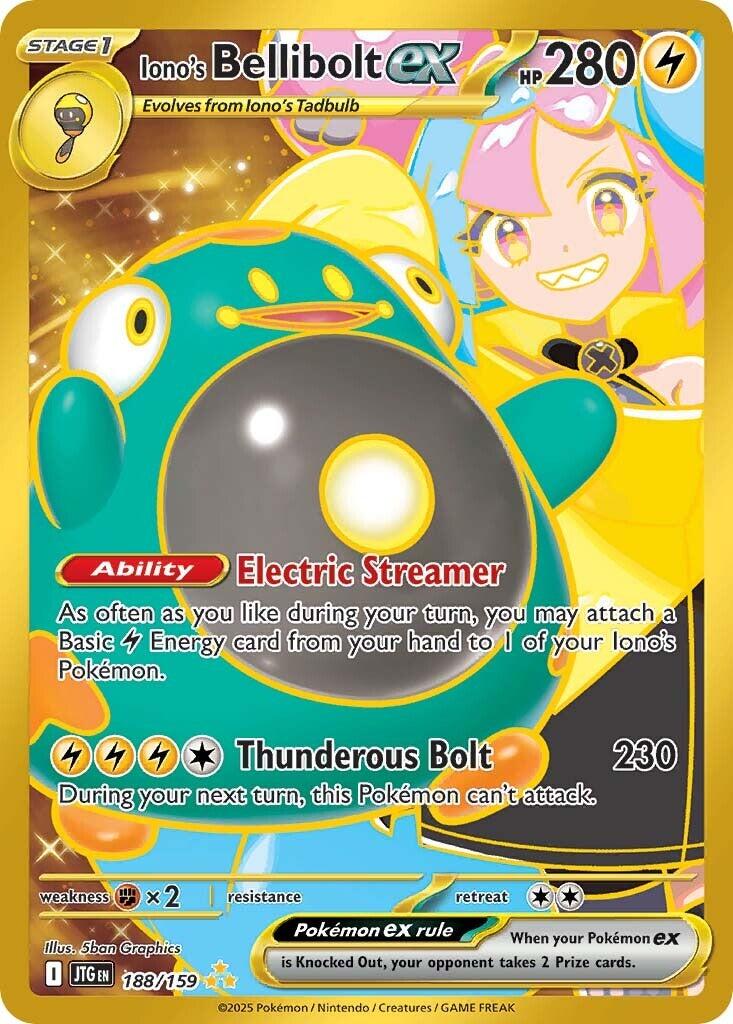 Iono's Bellibolt ex (188/159) [Scarlet & Violet: Journey Together] | Jomio and Rueliete's Cards and Comics