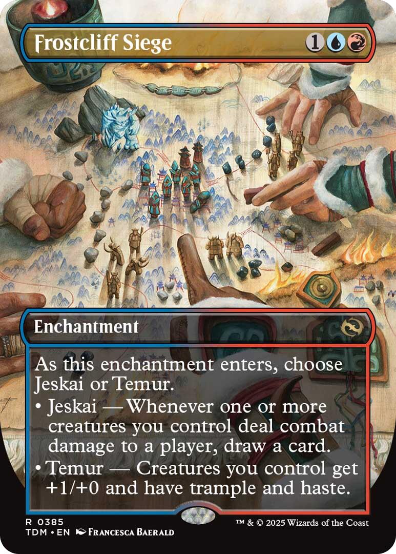 Frostcliff Siege (Borderless) [Tarkir: Dragonstorm] | Jomio and Rueliete's Cards and Comics