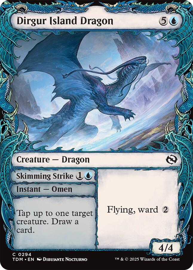 Dirgur Island Dragon (Showcase) [Tarkir: Dragonstorm] | Jomio and Rueliete's Cards and Comics