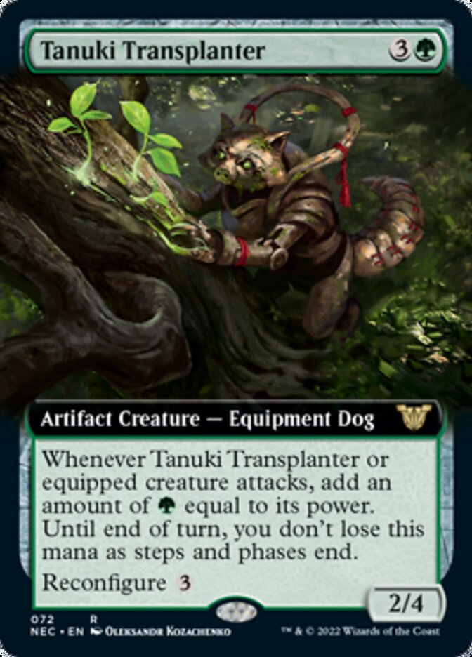Tanuki Transplanter (Extended Art) [Kamigawa: Neon Dynasty Commander] | Jomio and Rueliete's Cards and Comics