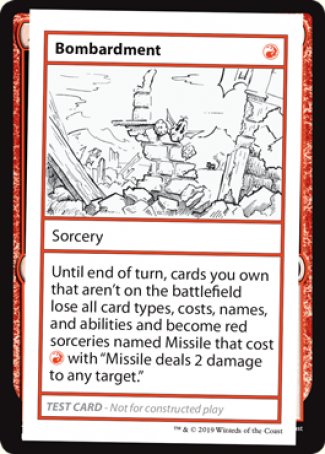 Bombardment (2021 Edition) [Mystery Booster Playtest Cards] | Jomio and Rueliete's Cards and Comics