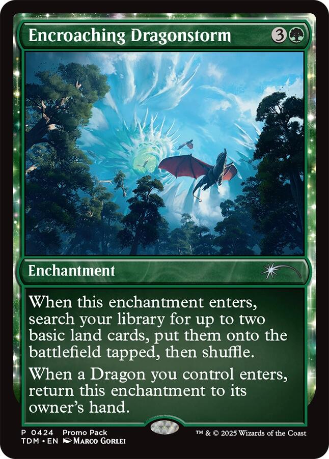 Encroaching Dragonstorm (Promo Pack) [Tarkir: Dragonstorm Promos] | Jomio and Rueliete's Cards and Comics