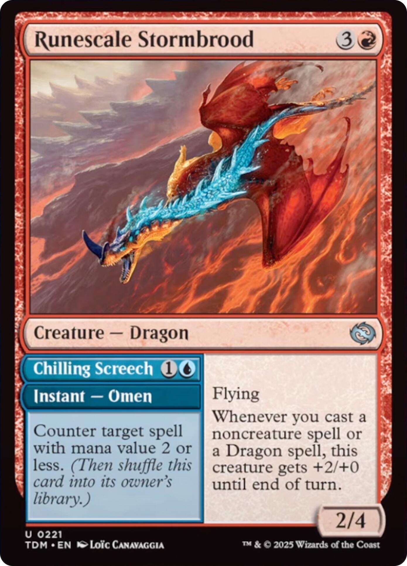 Runescale Stormbrood [Tarkir: Dragonstorm] | Jomio and Rueliete's Cards and Comics