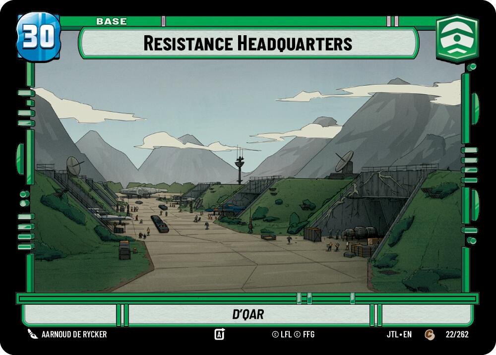 Resistance Headquarters // Experience (022/262 // T03/T04) (022/262 // T03/T04) [Jump to Lightspeed] | Jomio and Rueliete's Cards and Comics