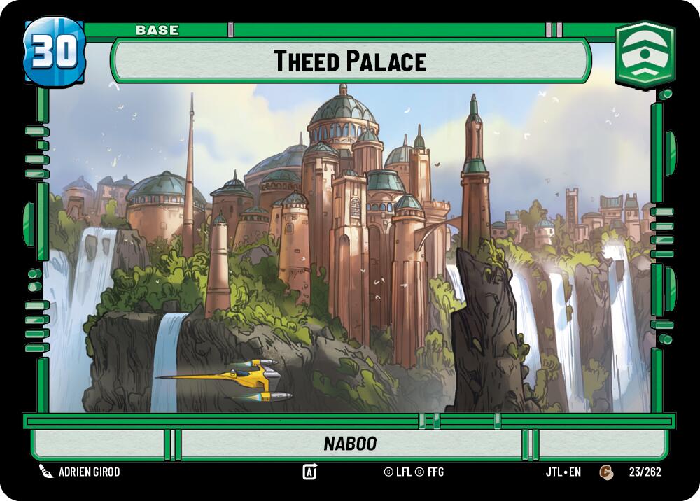 Theed Palace // Experience (023/262 // T03/T04) (023/262 // T03/T04) [Jump to Lightspeed] | Jomio and Rueliete's Cards and Comics
