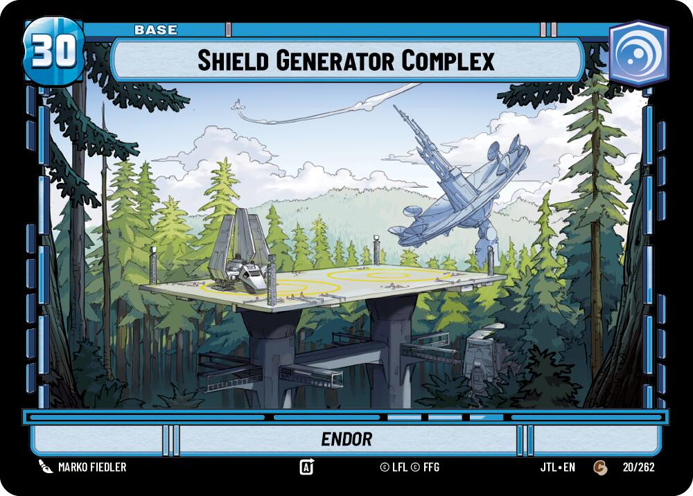 Shield Generator Complex // TIE Fighter (020/262 // T01/T04) (020/262 // T01/T04) [Jump to Lightspeed] | Jomio and Rueliete's Cards and Comics