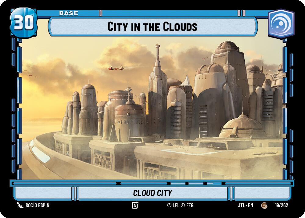 City in the Clouds // TIE Fighter (019/262 // T01/T04) (019/262 // T01/T04) [Jump to Lightspeed] | Jomio and Rueliete's Cards and Comics