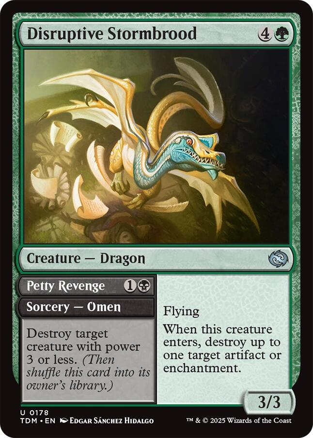 Disruptive Stormbrood [Tarkir: Dragonstorm] | Jomio and Rueliete's Cards and Comics