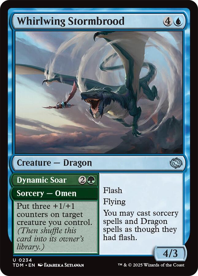 Whirlwing Stormbrood [Tarkir: Dragonstorm] | Jomio and Rueliete's Cards and Comics