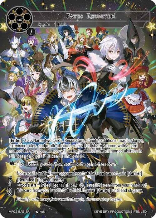 Fates Reunited! (Full Art) (MP02-BAB SR) [Masterpiece Collection 02 "Fates Reunited!"] | Jomio and Rueliete's Cards and Comics