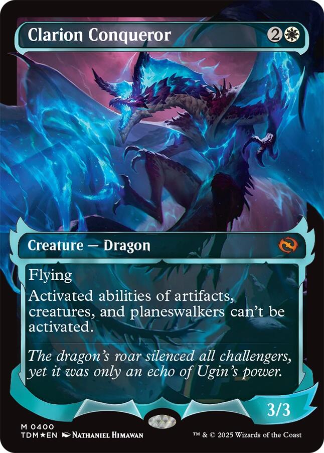 Clarion Conqueror (Showcase) [Tarkir: Dragonstorm] | Jomio and Rueliete's Cards and Comics