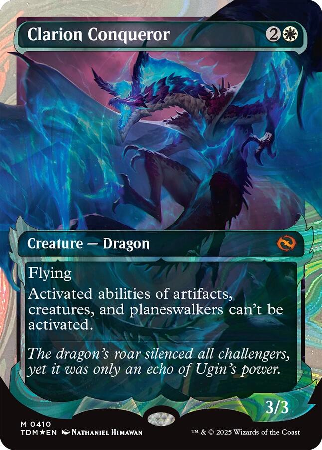 Clarion Conqueror (Showcase) (Halo Foil) [Tarkir: Dragonstorm] | Jomio and Rueliete's Cards and Comics