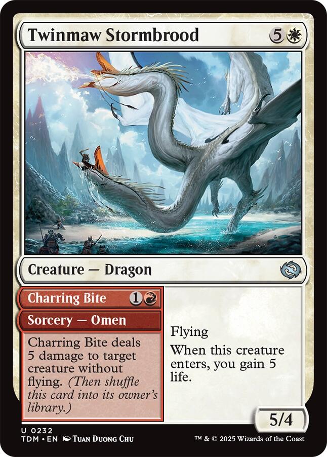 Twinmaw Stormbrood [Tarkir: Dragonstorm] | Jomio and Rueliete's Cards and Comics