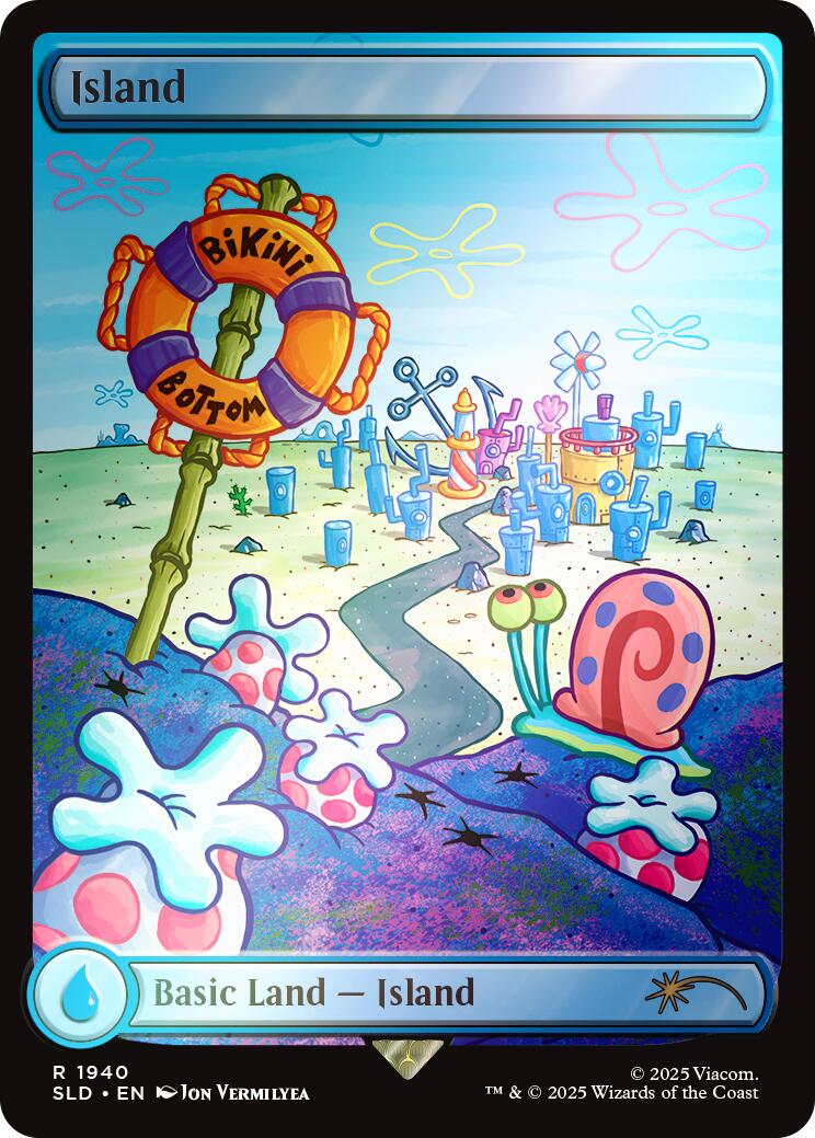 Island (1940) (Rainbow Foil) [Secret Lair Drop Series] | Jomio and Rueliete's Cards and Comics