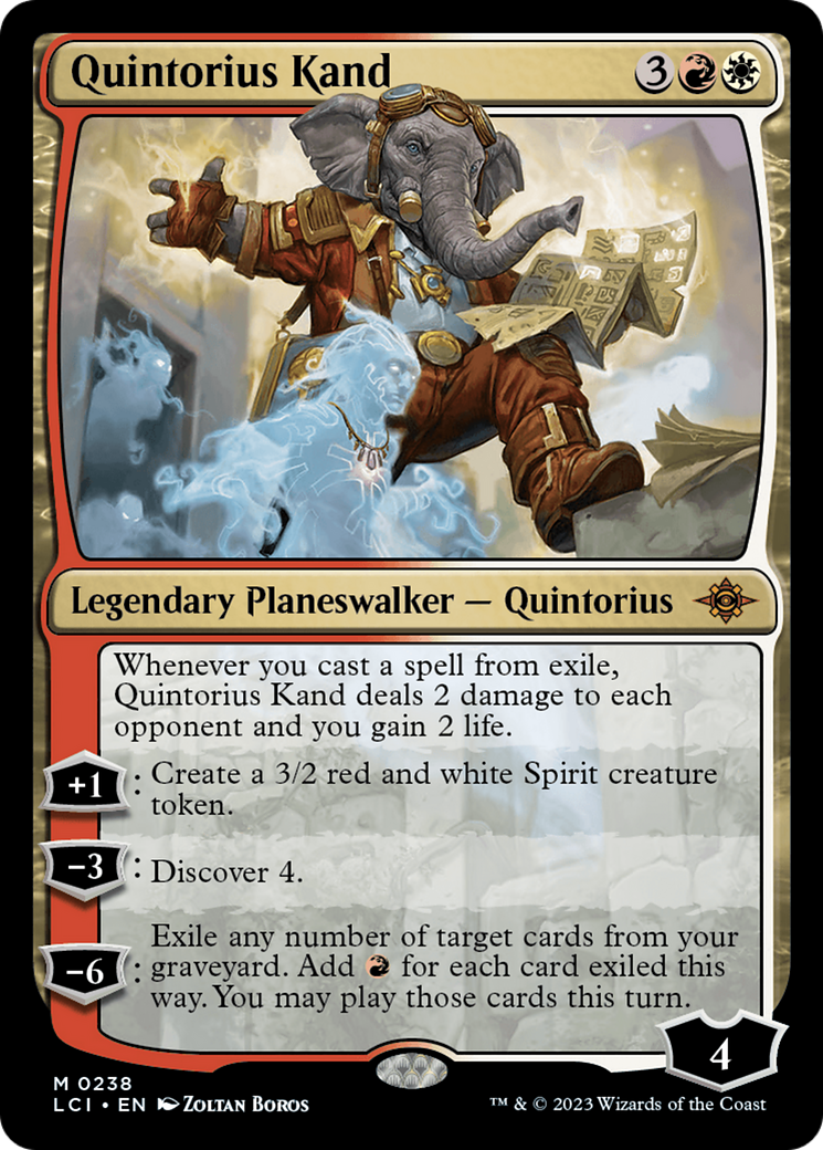 Quintorius Kand [The Lost Caverns of Ixalan] | Jomio and Rueliete's Cards and Comics
