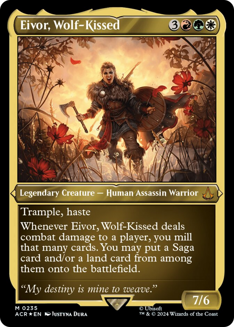 Eivor, Wolf-Kissed (Foil Etched) [Assassin's Creed] | Jomio and Rueliete's Cards and Comics