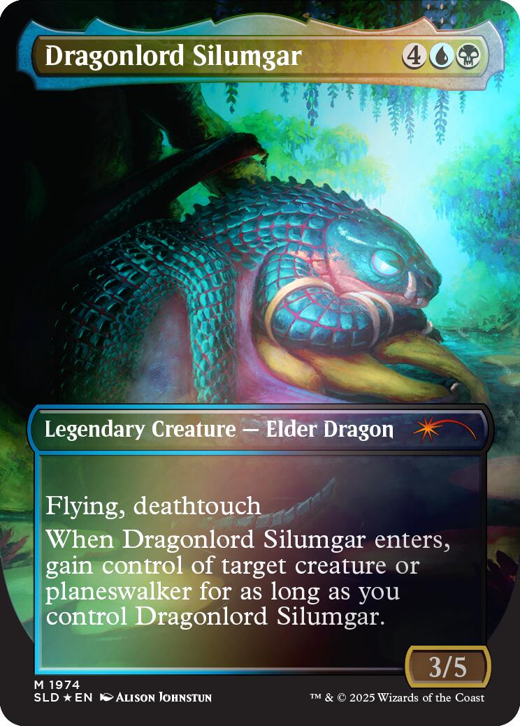 Dragonlord Silumgar (Rainbow Foil) [Secret Lair Drop Series] | Jomio and Rueliete's Cards and Comics