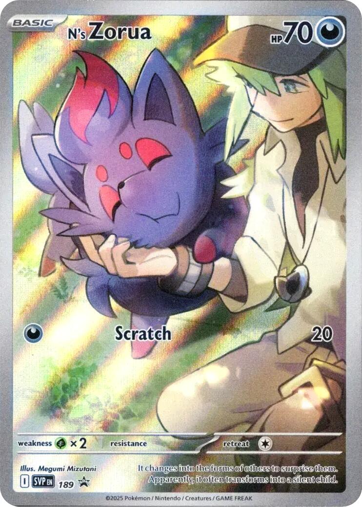 N's Zorua (SVP189) [Scarlet & Violet: Black Star Promos] | Jomio and Rueliete's Cards and Comics