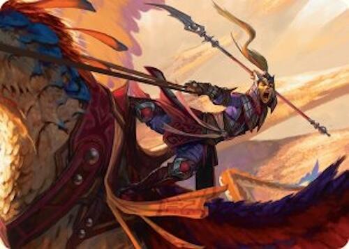 Dragonback Lancer Art Card (3/54) [Tarkir: Dragonstorm Art Series] | Jomio and Rueliete's Cards and Comics