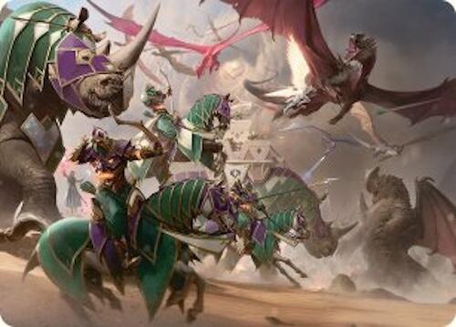 United Battlefront Art Card (5/54) [Tarkir: Dragonstorm Art Series] | Jomio and Rueliete's Cards and Comics