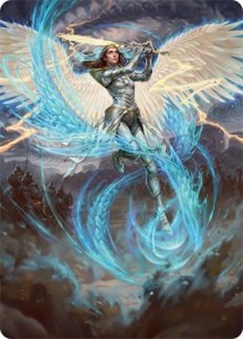 Elspeth, Storm Slayer Art Card (49/54) [Tarkir: Dragonstorm Art Series] | Jomio and Rueliete's Cards and Comics