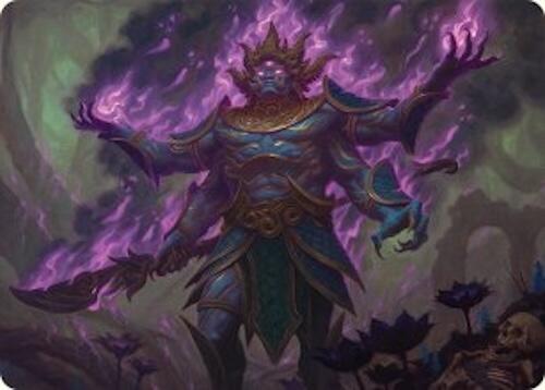 Rot-Curse Rakshasa Art Card (13/54) [Tarkir: Dragonstorm Art Series] | Jomio and Rueliete's Cards and Comics