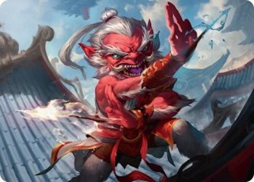 Devoted Duelist Art Card (15/54) [Tarkir: Dragonstorm Art Series] | Jomio and Rueliete's Cards and Comics