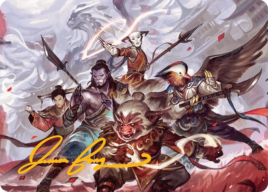Will of the Jeskai Art Card (54/54) (Gold-Stamped Signature) [Tarkir: Dragonstorm Art Series] | Jomio and Rueliete's Cards and Comics