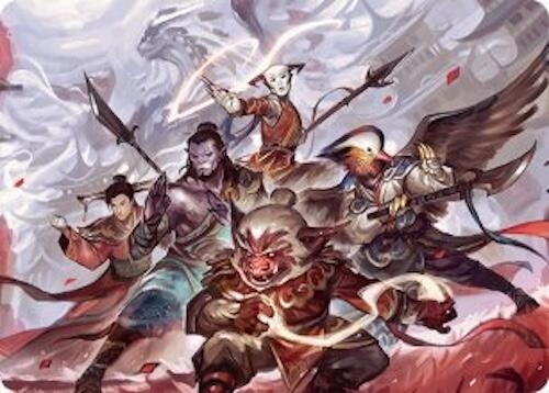 Will of the Jeskai Art Card (54/54) [Tarkir: Dragonstorm Art Series] | Jomio and Rueliete's Cards and Comics