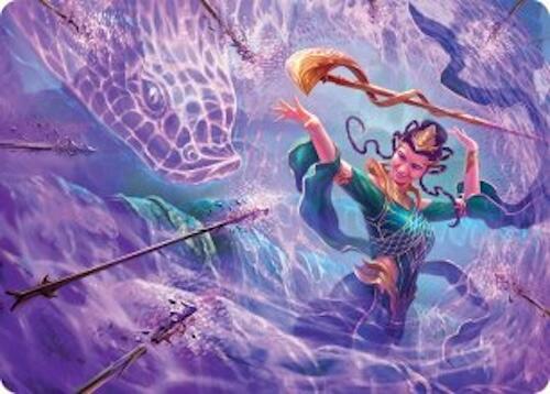 Snakeskin Veil Art Card (19/54) [Tarkir: Dragonstorm Art Series] | Jomio and Rueliete's Cards and Comics