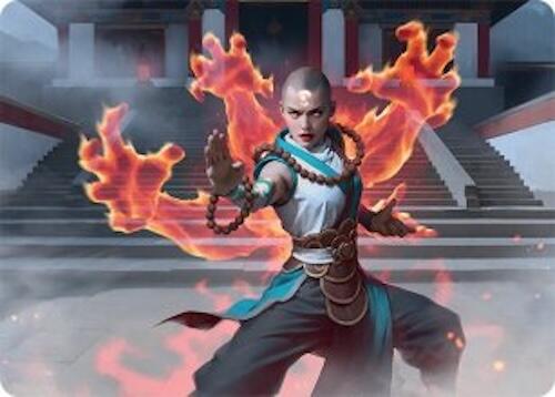 Flamehold Grappler Art Card (24/54) [Tarkir: Dragonstorm Art Series] | Jomio and Rueliete's Cards and Comics