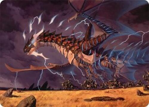 Neriv, Heart of the Storm Art Card (25/54) [Tarkir: Dragonstorm Art Series] | Jomio and Rueliete's Cards and Comics