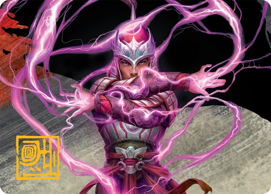 All-Out Assault Art Card (43/54) (Gold-Stamped Signature) [Tarkir: Dragonstorm Art Series] | Jomio and Rueliete's Cards and Comics