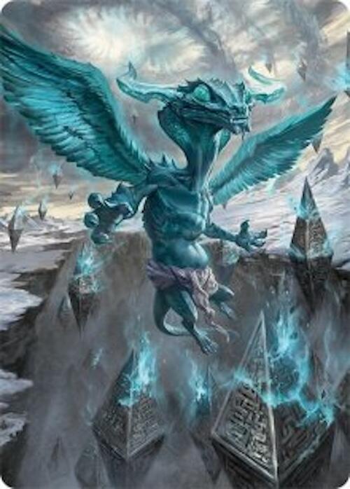 Ugin, Eye of the Storms Art Card (47/54) [Tarkir: Dragonstorm Art Series] | Jomio and Rueliete's Cards and Comics