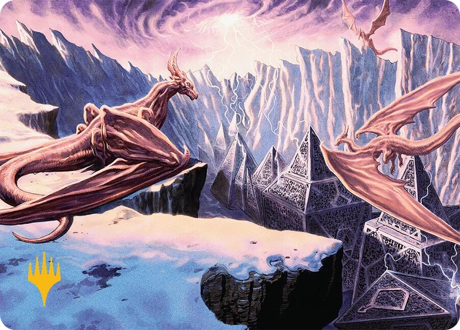 Maelstrom of the Spirit Dragon (42/54) (Gold-Stamped) [Tarkir: Dragonstorm Art Series] | Jomio and Rueliete's Cards and Comics