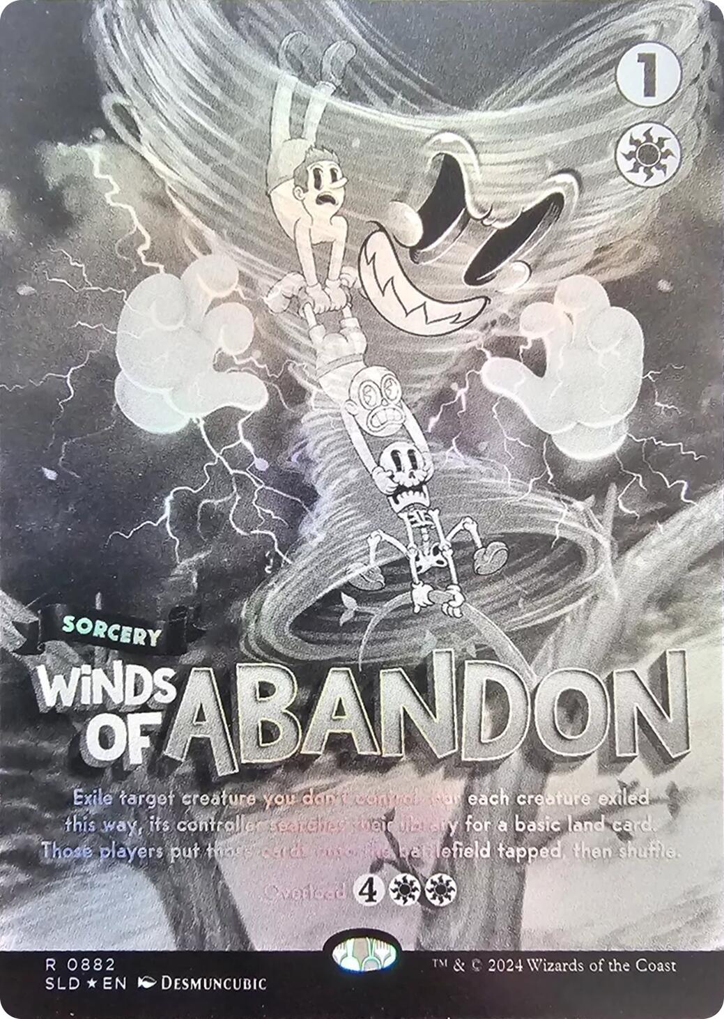 Winds of Abandon (Black & White Foil) [Secret Lair Drop Series] | Jomio and Rueliete's Cards and Comics