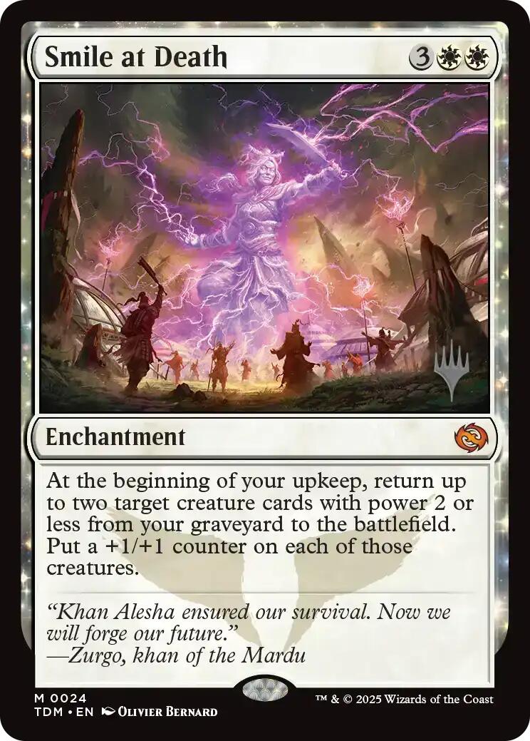 Smile at Death [Tarkir: Dragonstorm Promos] | Jomio and Rueliete's Cards and Comics