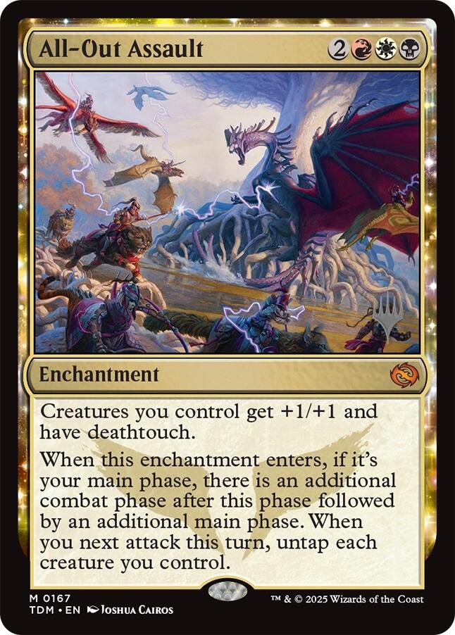 All-Out Assault (Promo Pack) [Tarkir: Dragonstorm Promos] | Jomio and Rueliete's Cards and Comics