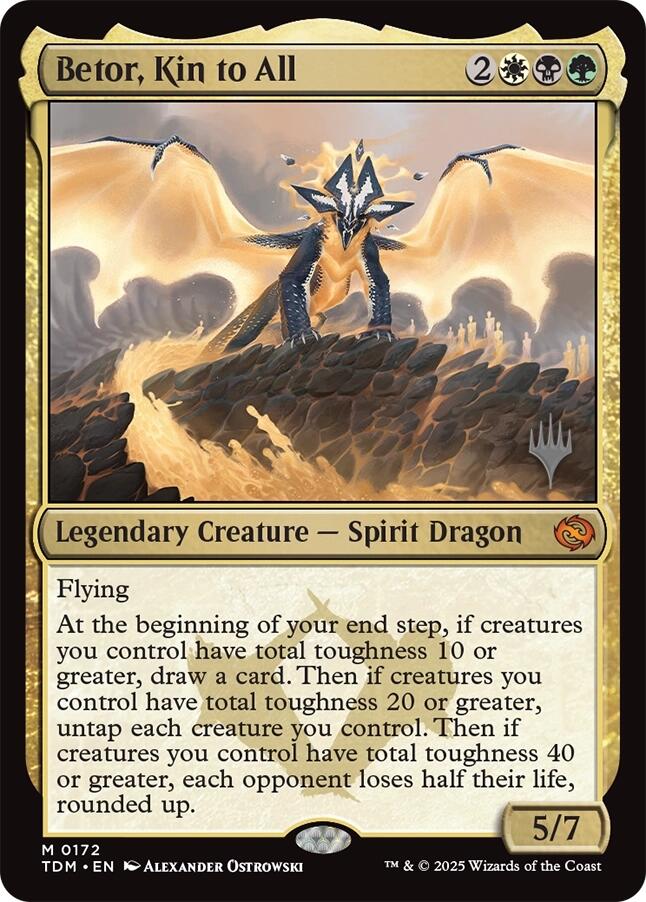 Betor, Kin to All [Tarkir: Dragonstorm Promos] | Jomio and Rueliete's Cards and Comics