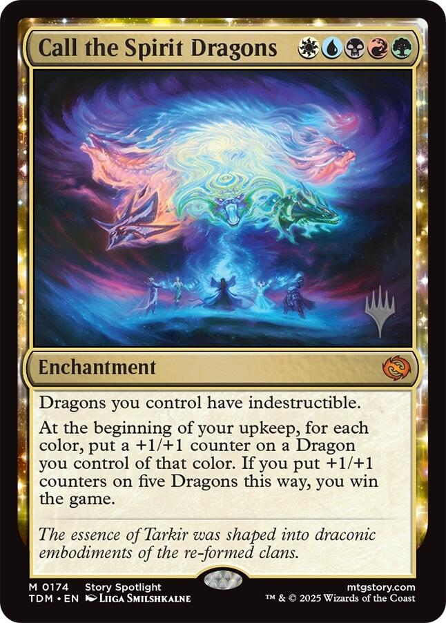 Call the Spirit Dragons (Promo Pack) [Tarkir: Dragonstorm Promos] | Jomio and Rueliete's Cards and Comics