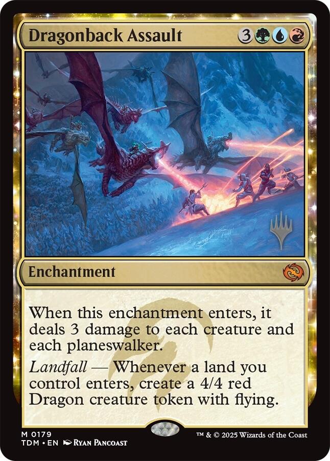 Dragonback Assault (Promo Pack) [Tarkir: Dragonstorm Promos] | Jomio and Rueliete's Cards and Comics
