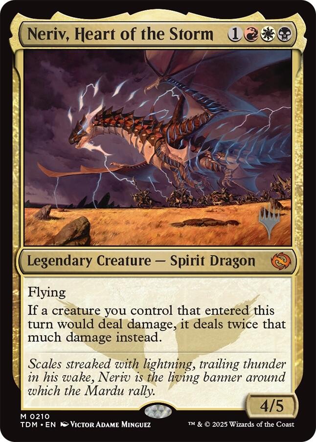Neriv, Heart of the Storm [Tarkir: Dragonstorm Promos] | Jomio and Rueliete's Cards and Comics