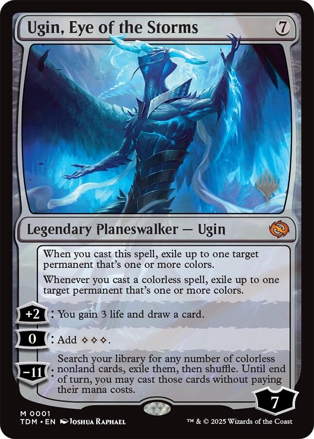 Ugin, Eye of the Storms [Tarkir: Dragonstorm Promos] | Jomio and Rueliete's Cards and Comics