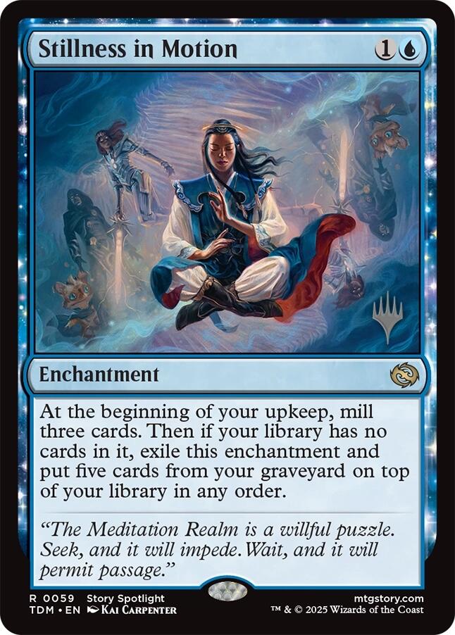 Stillness in Motion [Tarkir: Dragonstorm Promos] | Jomio and Rueliete's Cards and Comics