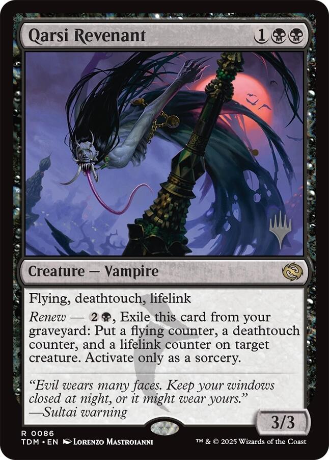 Qarsi Revenant [Tarkir: Dragonstorm Promos] | Jomio and Rueliete's Cards and Comics