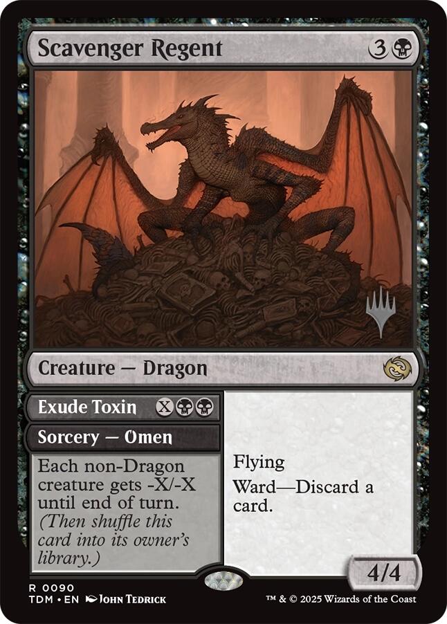 Scavenger Regent (Promo Pack) [Tarkir: Dragonstorm Promos] | Jomio and Rueliete's Cards and Comics